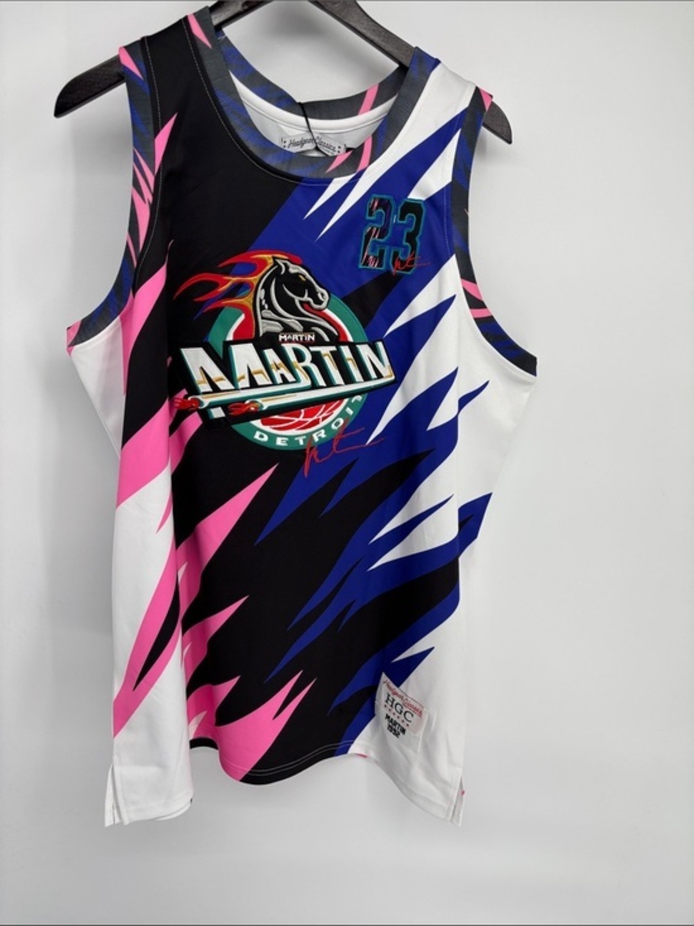 Nostalgia HGC Martin 1992 Detroit 23 Racing headgear jersey shirt XL NWT